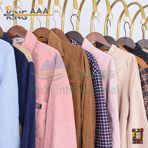 Winter Men's <strong>Shirts</strong> Long Sleeve Cotton <strong>Uk</strong> Mixed Size Branded Second Hand Clothing Korea Bales Used Clothes - Product Image 4