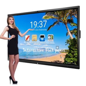 ไวท์บอร์ดอินเทอร์แอคทีฟ LCD ระบบแอนดรอยด์ 13 แบบดูอัลซิสเต็ม ขนาด 55-110 นิ้ว พร้อมระบบสัมผัส 20 จุด ดีไซน์พับได้ สำหรับการสอนในโรงเรียน - Product Image 2