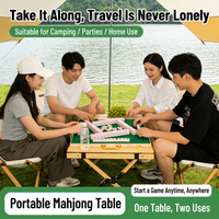 Table de Mahjong miniature pliable portable