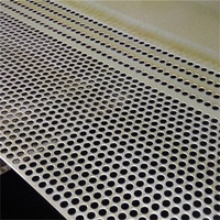 Malla Perforada de Acero Inoxidable 304 con Orificios Redondos para Ventilación de Cercas, con Servicios de Doblado y Corte