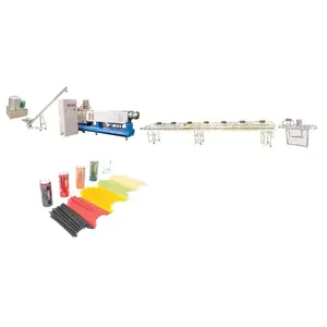 Edible Non-plastic Cassava Rice Powder Drinking Straws Production Line Making Machine