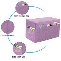 Housse de machine à coudre pliable, durable, grande capacité, réutilisable, portable, en tissu Oxford, avec sac de rangement et housse anti-poussière