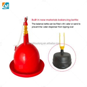 YYB LM137 di alta qualità completamente automatico rosso tacchino campana bevitore <span class=keywords><strong>per</strong></span> selvaggina e pollame - Product Image 6