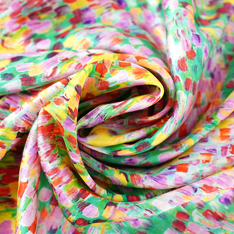 Digital printing special pattern silk chiffon satin or plain satin silk sarees