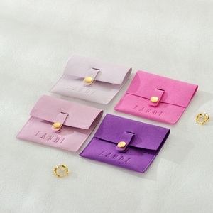 New Arrival Purple Metal Button Pouch Magnet <b>Boxes</b> <b>Black</b> Magnetic Closure Jewellery Gift Paper Box Folding Magnetic Jewelry Box - Product Image 3