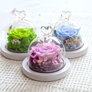 Set regalo in vetro ogni fabbrica di amore all'ingrosso fiore conservato per sempre rosa eterna romantica festa della mamma ambiente amichevole - Product Image 3