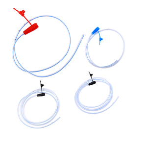 Disposable Medical Consumable Pvc Enteral Feeding Tube Gravity Gastrostomy Stomach Tube Sizes Fr16 With Guide <b>Wire</b> - Product Image 1