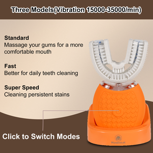 2026 새로운 휴대용 미니 전동 칫솔 충전식, U 자형 및 여행용 자동 칫솔 - Product Image 4