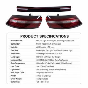 Conjunto <span class=keywords><strong>de</strong></span> Luz Trasera LED OEM OE No.6304101-VA02 con Luz <span class=keywords><strong>de</strong></span> Freno, Direccional, Reversa y Antiniebla para BYD Seagull <span class=keywords><strong>2022</strong></span> 2024 - Product Image 4