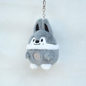 Cartoon Stray Kids Keychain Egg-style SKZ Mini <b>Plush</b> Doll PP Cotton Filling Girl Bag Charming Pendant Key Ring Birthday Gift - Product Image 6