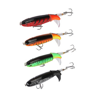 4 Pezzi Esche Galleggianti a Matita da 13g con Struttura a Elica, Esche Realistiche con Elica per la Pesca in Superficie - Product Image 2