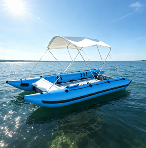 Catamaran gonflable <span class=keywords><strong>de</strong></span> <span class=keywords><strong>pêche</strong></span> avec moteur, fourni directement par l'usine - Product Image 3