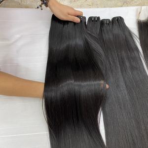 Vietnam Human Hair Cuticle Aligned Brazilian Hair, Invisible 4x4 Transparent <b>Lace</b> Straight Hair hd <b>Lace</b> <b>Closure</b> and Frontal - Product Image 1