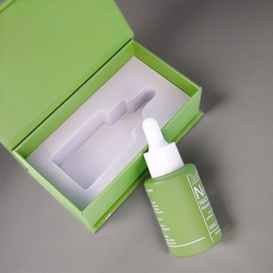 Flacon compte-gouttes cosmétique personnalisé de luxe 30 ml 50 ml avec emballage rigide en papier et boîte magnétique - Product Image 4