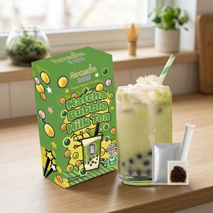 Kit de Té de Burbujas, Caja de 150g, Sabor Matcha Vegano, Fácil de Usar en Casa - Product Image 1