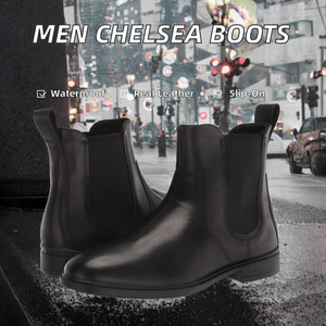 Botas Chelsea de Tobillo para Hombre, Personalizadas al por Mayor, Antideslizantes e Impermeables, para Invierno/Otoño/Verano - Product Image 2