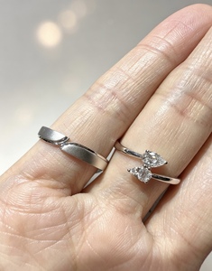 Xinfly PT950 Wedding Band Sets <b>for</b> <b>Couples</b> <b>Matching</b> Rings Lab Diamond Inlaid Certified with Free Engraving - Product Image 3
