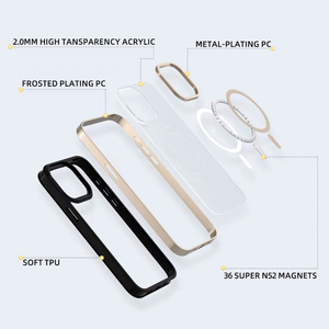 Cassa del telefono magnetica N52 per <span class=keywords><strong>Samsung</strong></span> S25Ultra S24U Edge A05 A04E A06 <span class=keywords><strong>A13</strong></span> A14 A15 A16 A24 A25 A34 A53 A54 A55 S20FE S23 <span class=keywords><strong>custodia</strong></span> del telefono - Product Image 2