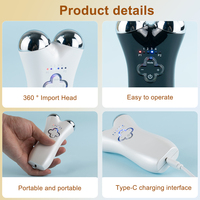 Masajeador Eléctrico Facial y de Cuello, Herramienta Portátil Reafirmante de la Piel para Suavizar la Textura Fina, Dispositivo de Belleza para Luminosidad y Cuidado de la Línea Mandibular
