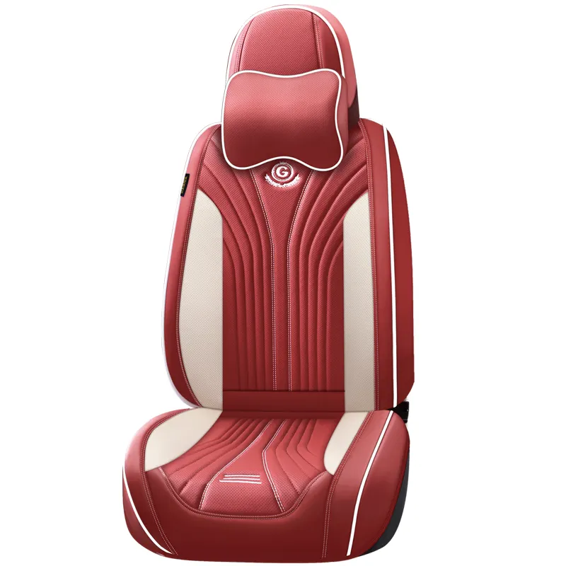 Auto Leder Sitz bezug Luxus personal isierte Leder farbe Uniform Verschleiß feste Full Surround Autos itz bezug