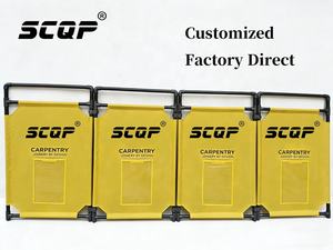 Barrière <span class=keywords><strong>de</strong></span> <span class=keywords><strong>sécurité</strong></span> pliable en plastique SCQP pour clôture, circulation routière, parking et maintenance d'ascenseurs - Product Image 2