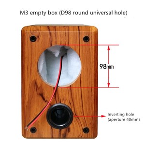 Y-070 Loa tần số đầy đủ 4 inch hộp rỗng âm thanh thụ động Vỏ loa siêu trầm hộp rỗng Tự làm vỏ loa gỗ Hifi - Product Image 5