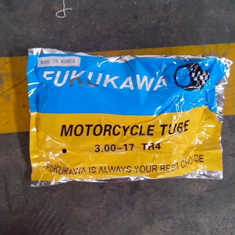 FUKUKAWA 2.50-17 3.00-18 110/90-16 4.00-8 2.75-17 3.00-17 high quality motorcycle inner tube