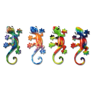Usine logo personnalisé mosaïque design coloré espagne gecko lézard tenture murale ornement résine lézard décor - Product Image 6