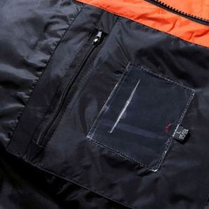 Chaqueta de Invierno para Hombre, Estilo Casual, Color Negro, con Bloques de Color, Precio Bajo, Logotipo Personalizado, Chaqueta Acolchada de Moda - Product Image 5