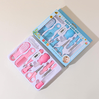 Kit de soins pour bébé, ensemble de manucure et de pédicure, cadeau, kit de soins et de toilettage pour bébé, coupe-ongles de qualité supérieure pour bébés