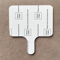 MDFSUB personnalisé DIY imprimable graduation photo plaque ventilateurs à aubes ébauches de sublimation MDF ventilateurs à aubes avec film protecteur