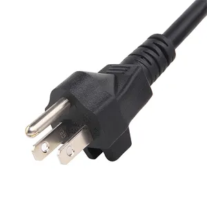 UL Approved NEMA 5-15P 3 Pin Prong Plug To C13 Plug For Computer Laptop US Power Cord