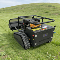 Tondeuse robot thermique 4 temps haute performance 100 cm, débroussailleuse à fléaux pour nivellement du sol et coupe de l'herbe, idéale pour petites exploitations agricoles