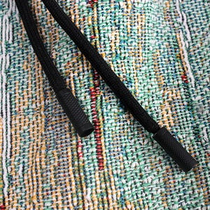 Shorts en <span class=keywords><strong>tissu</strong></span> jacquard polyester/coton personnalisés avec <span class=keywords><strong>peinture</strong></span> sur les yeux, taille élastique, mi-longueur, respirants, tendance, tissés - Product Image 5