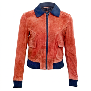 Women's Trending New <b>Suede</b> Leather <b>Jacket</b> Custom Made Street Wear Style Breathable Hot Selling Women <b>Suede</b> Leather <b>Jacket</b> - Product Image 1