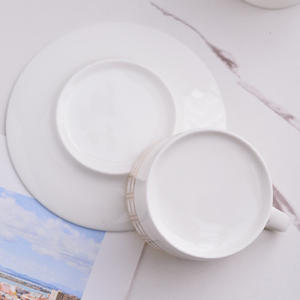 Hot Selling European Gold Grid 15 Piece Coffee Set - Product Image 5