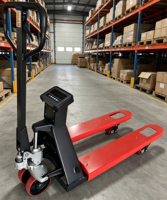 Chariot à palettes manuel en acier inoxydable certifié CE fabriqué au Vietnam, capacité de 1T à 10T, pour la manutention des matériaux en entrepôt et en logistique