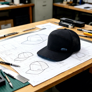 Gorra de Golf Deportiva de 6 Paneles con Logotipo Bordado Personalizado de Alta Calidad, Perforada con Corte Láser, Estilo Casual y Deportivo - Product Image 1