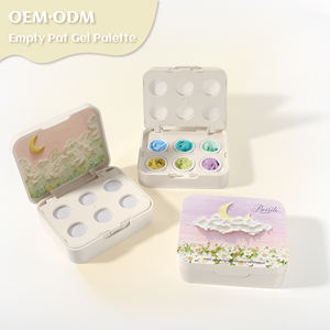 Новинка: Палитра для геля 2 г с герметичной пленкой, 6 цветов, пластиковая, для косметической упаковки гелей - Product Image 1