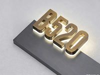 Letrero de Número de Puerta Retroiluminado LED Personalizado al por Mayor, Placa de Acero Inoxidable con Nombre para Villa, Hotel, Club, Baño, Bar