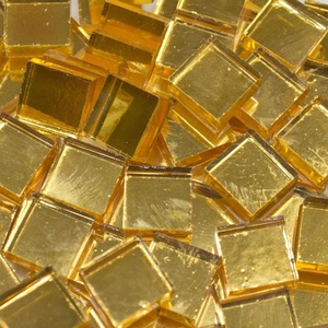 Luxury Gold Chips Diy Bulk <strong>Craft</strong> 24K Glass <strong>Mosaic</strong> Gold Foil <strong>Tiles</strong> for Handmade Hobby - Product Image 4
