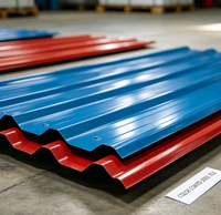 Lámina de acero corrugado PPGI PPGL de fábrica china, lámina de techo metálica con recubrimiento de color y longitud personalizada para construcción industrial