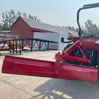 Tracteur de vente chaude Niveleur de terre monté à 3 points-Grattoir de boîte et grattoir de sol à lame de niveleuse