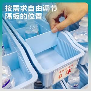 กล่องเก็บของสำหรับการให้สารน้ำทางการแพทย์ในตู้โรงพยาบาล แบบหลายชั้นพร้อมตัวแบ่งช่อง 6S สำหรับจัดการการซ้อนของเหลว - Product Image 4