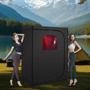 Sauna Portátil Moderna de Acrílico Qilong, Control de Vapor de Infrarrojos Lejanos, Uso en Villas y Apartamentos, Spa Seco, Silla Plegable - Product Image 1