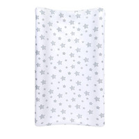 Housse de matelas à langer en bambou biologique, tissu de drap de berceau à motif naturel personnalisé avec rembourrage en soie, design de dessin animé pour nouveau-nés