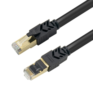 Câble Ethernet Cat8 personnalisé UTP/FTP blindé, cordon de brassage <span class=keywords><strong>RJ45</strong></span> en PVC à 8 conducteurs, longueurs 1M, <span class=keywords><strong>3M</strong></span>, 5M, en cuivre, fourni directement par l'usine - Product Image 4