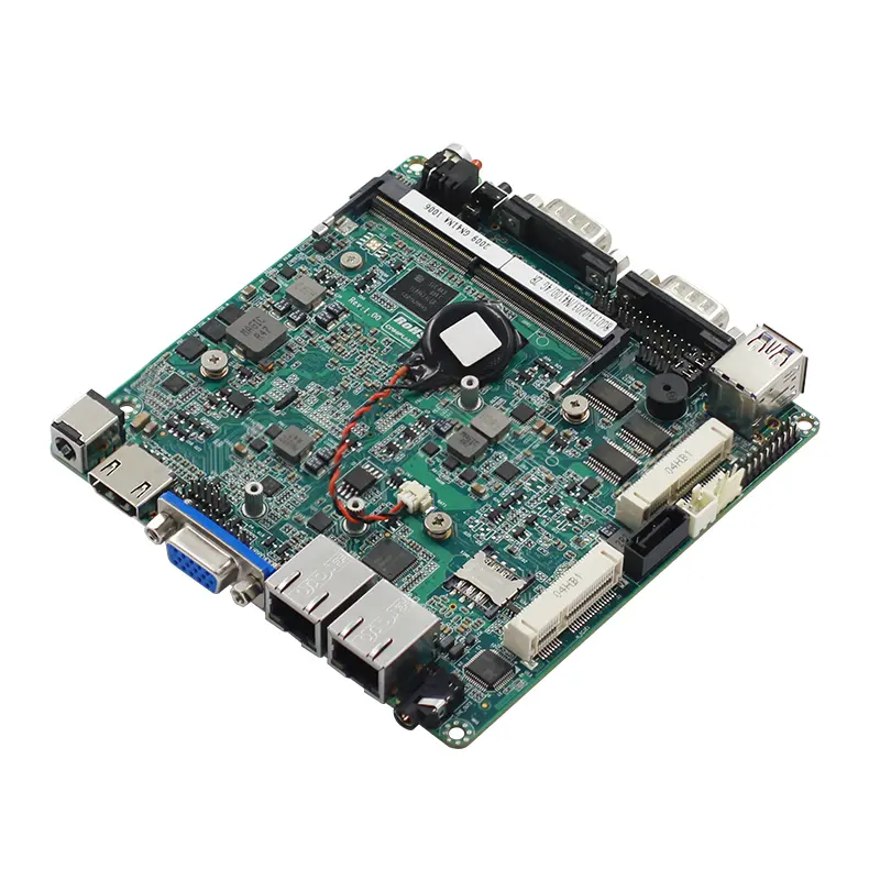 Piesia 8th Intel Gemini Lake J4125 CPU DDR4 Mini PC Carte Mère 8GB 2Lan Nano TPM Carte Mère Industrielle Nuc avec 6coms/6 * USB/4K