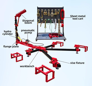 FANAKE Équipement professionnel de réparation automobile : Banc de carrosserie métallique portable et débossonneur avec tours de traction pour châssis - Product Image 3