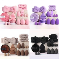 Ensemble de 20 éponges de maquillage lavables de luxe pour le visage et le maquillage, idéal pour l'exportation